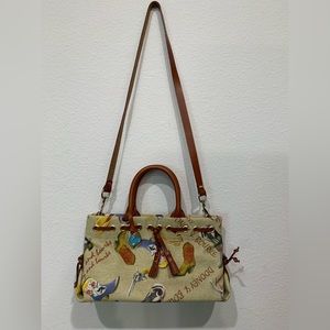 Vintage Dooney and Bourke Cowboy Boots Crossbody Bag.